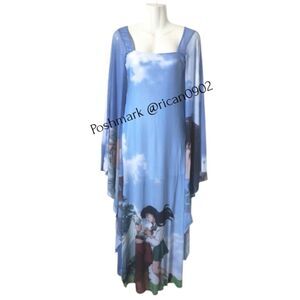 Dolls Kill X Inuyasha Into My Arms Maxi Dress